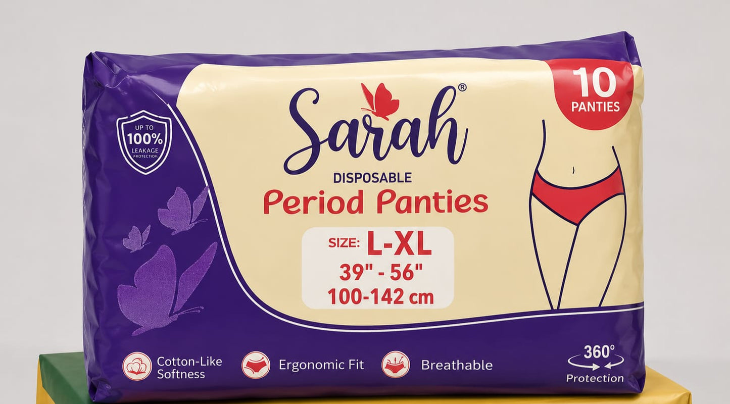 Sarah Disposable Period Panties - Pack of 10