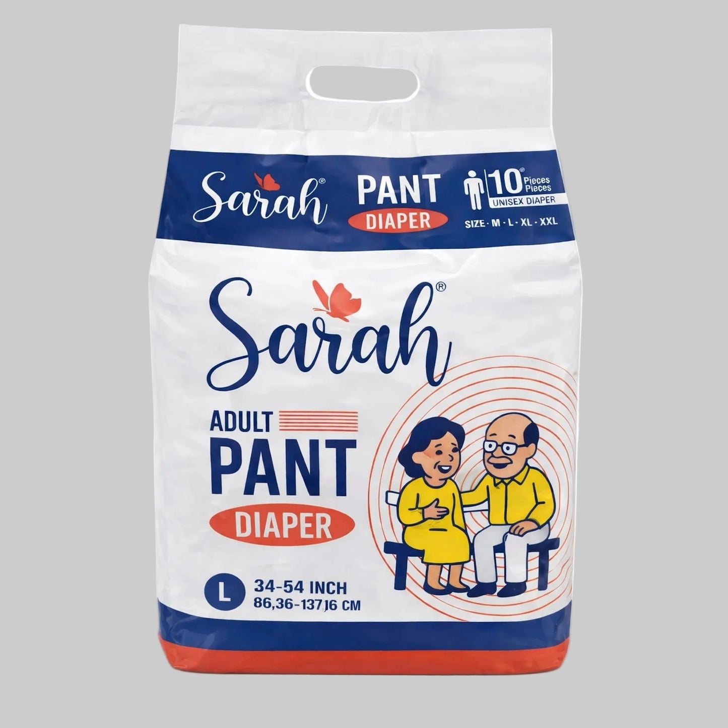 Pack of 10 Sarah Adult Pant Diapers L Size