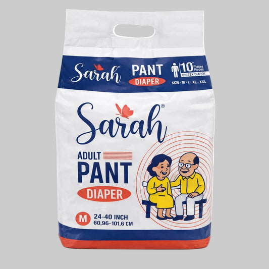 Pack of 10 Sarah Adult Pant Diapers M Size