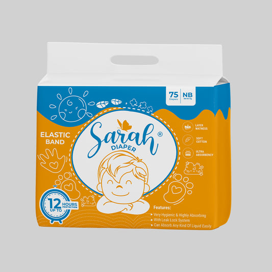 Sarah Baby Diapers Pants | Pack of 75 Diapers