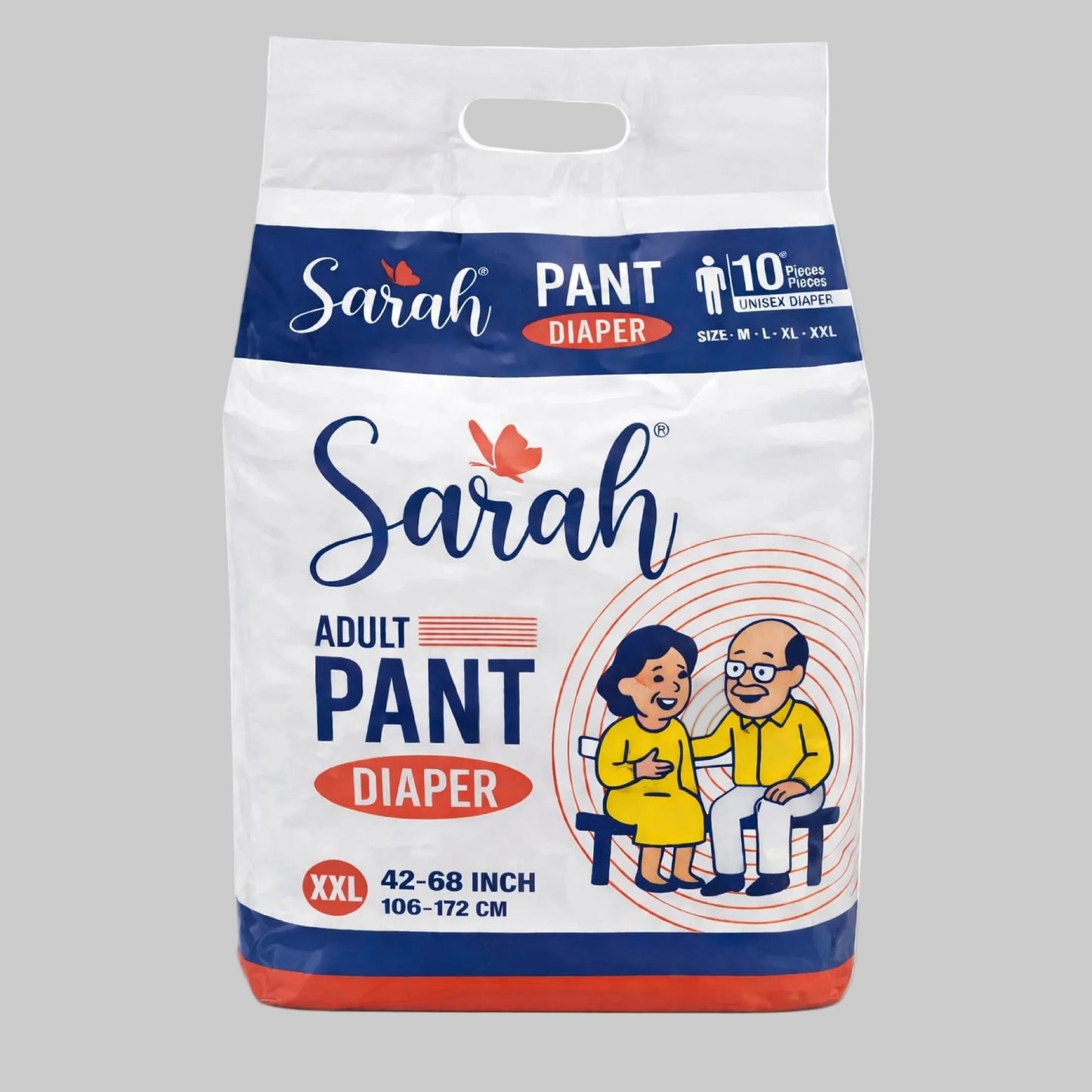 Pack of 10 Sarah Adult Pant Diapers XXL Size