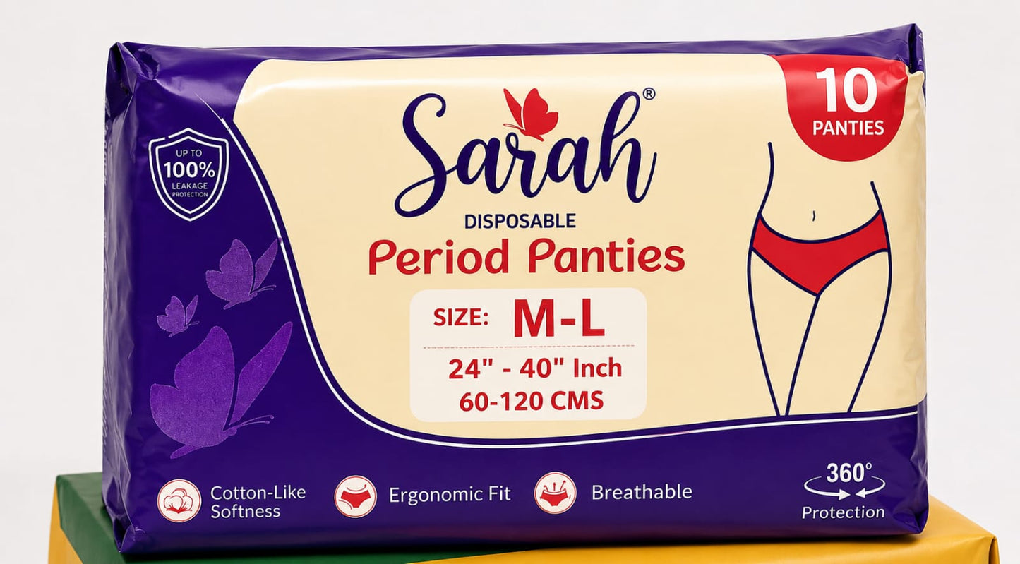 Sarah Disposable Period Panties - Pack of 10